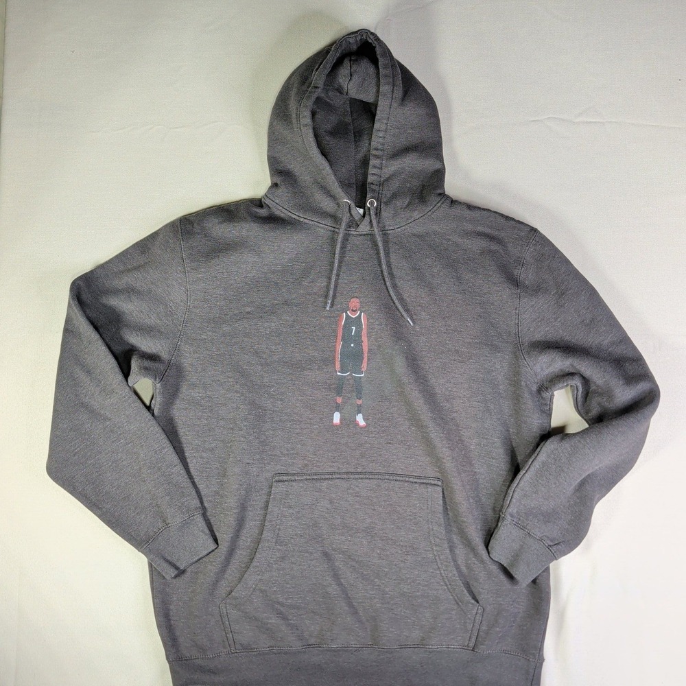 Lane Seven Kevin Durant Brooklyn Nets Graphic Hoodie Grey 2XL LS14001